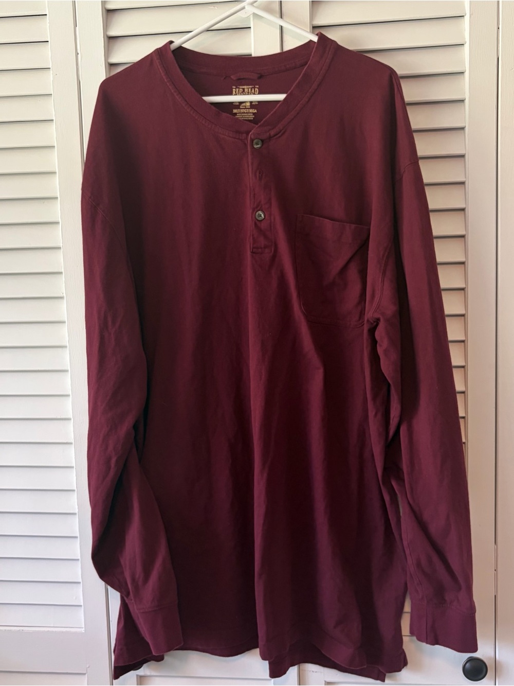 Long-Sleeve Redhead Shirt - Burgundy